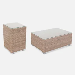 Gartengarnitur aus Polyrattan 8-10 Personen