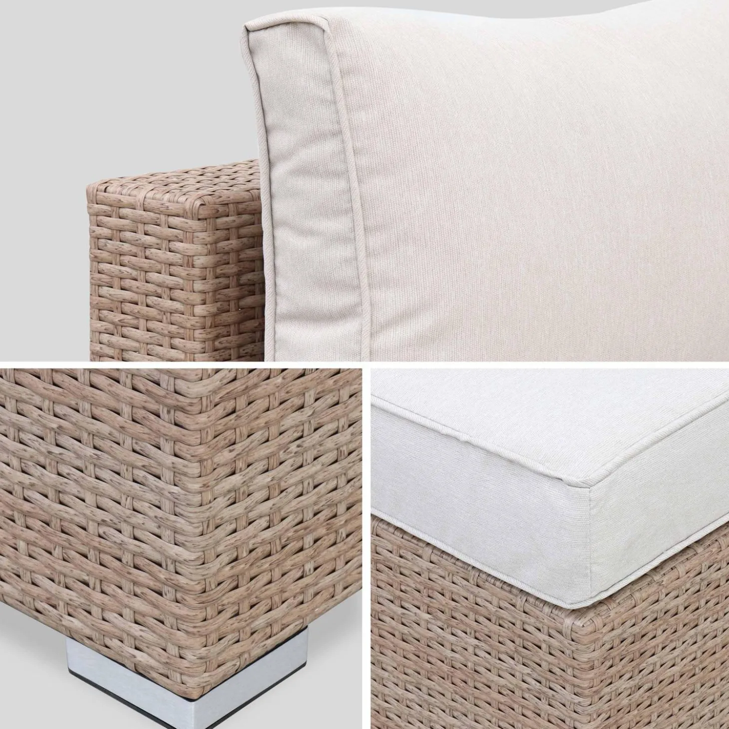 Gartengarnitur aus Polyrattan 8-10 Personen