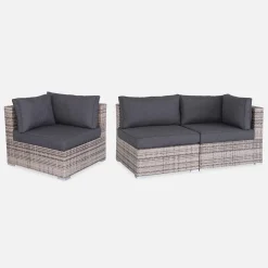 Gartengarnitur aus Polyrattan 8-10 Personen