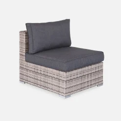 Gartengarnitur aus Polyrattan - 5 Plätze