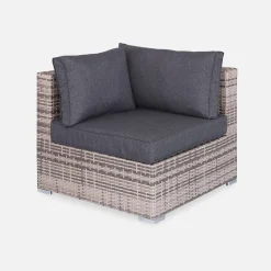Gartengarnitur aus Polyrattan - 5 Plätze