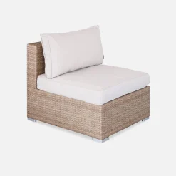 Gartengarnitur aus Polyrattan - 5 Plätze