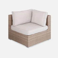 Gartengarnitur aus Polyrattan - 5 Plätze