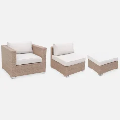 Gartengarnitur aus Polyrattan XXL 12-14 Personen