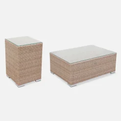 Gartengarnitur aus Polyrattan XXL 12-14 Personen