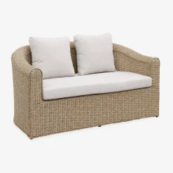 Gartengarnitur Polyrattan 4 Plätze Valentino + Kissen