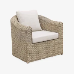 Gartengarnitur Polyrattan 4 Plätze Valentino + Kissen
