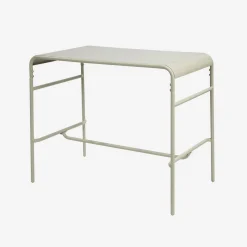 Garten-Hochtisch aus Stahl 4 Personen 120 x 70cm x 95 cm