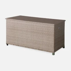 Gartenkiste aus Polyrattan 162x82cm