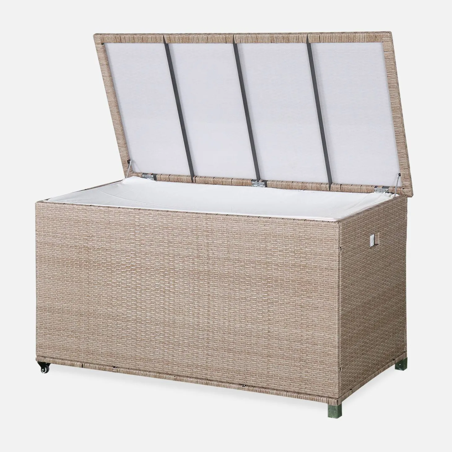Gartenkiste aus Polyrattan 162x82cm