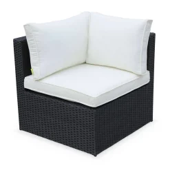 Gartenlounge-Set aus Polyrattan, 5 Sitzplätze