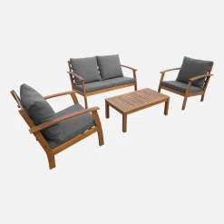 Gartenlounge-Set für 4 Personen