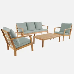 Gartenlounge-Set für 5 Personen aus Akazienholz