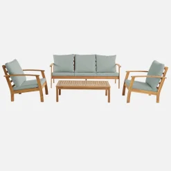 Gartenlounge-Set für 5 Personen aus Akazienholz