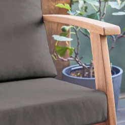 Gartenlounge-Set für 5 Personen aus Akazienholz