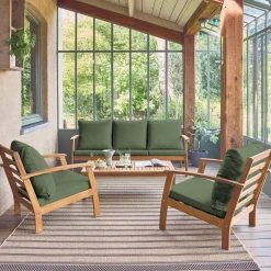 Gartenlounge-Set für 5 Personen aus Akazienholz
