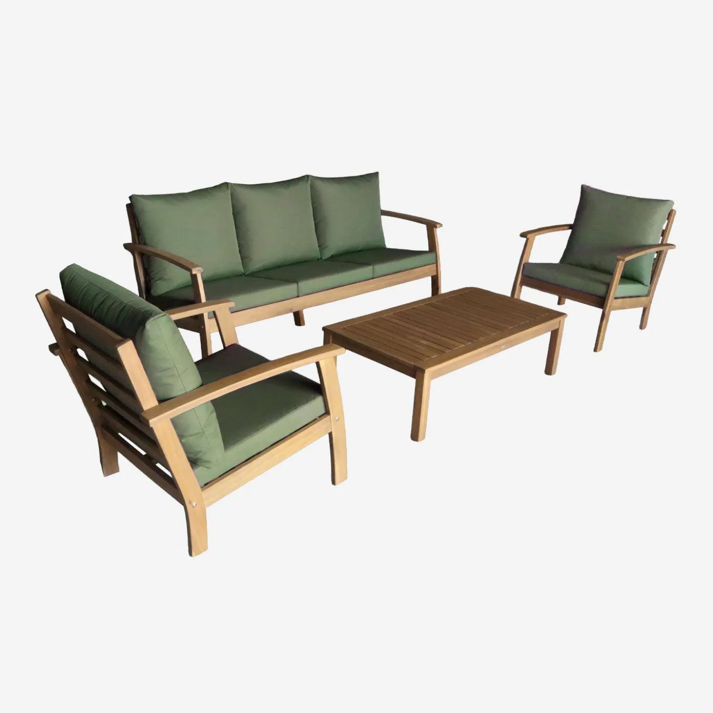 Gartenlounge-Set für 5 Personen aus Akazienholz