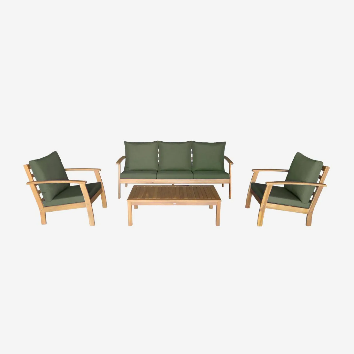 Gartenlounge-Set für 5 Personen aus Akazienholz