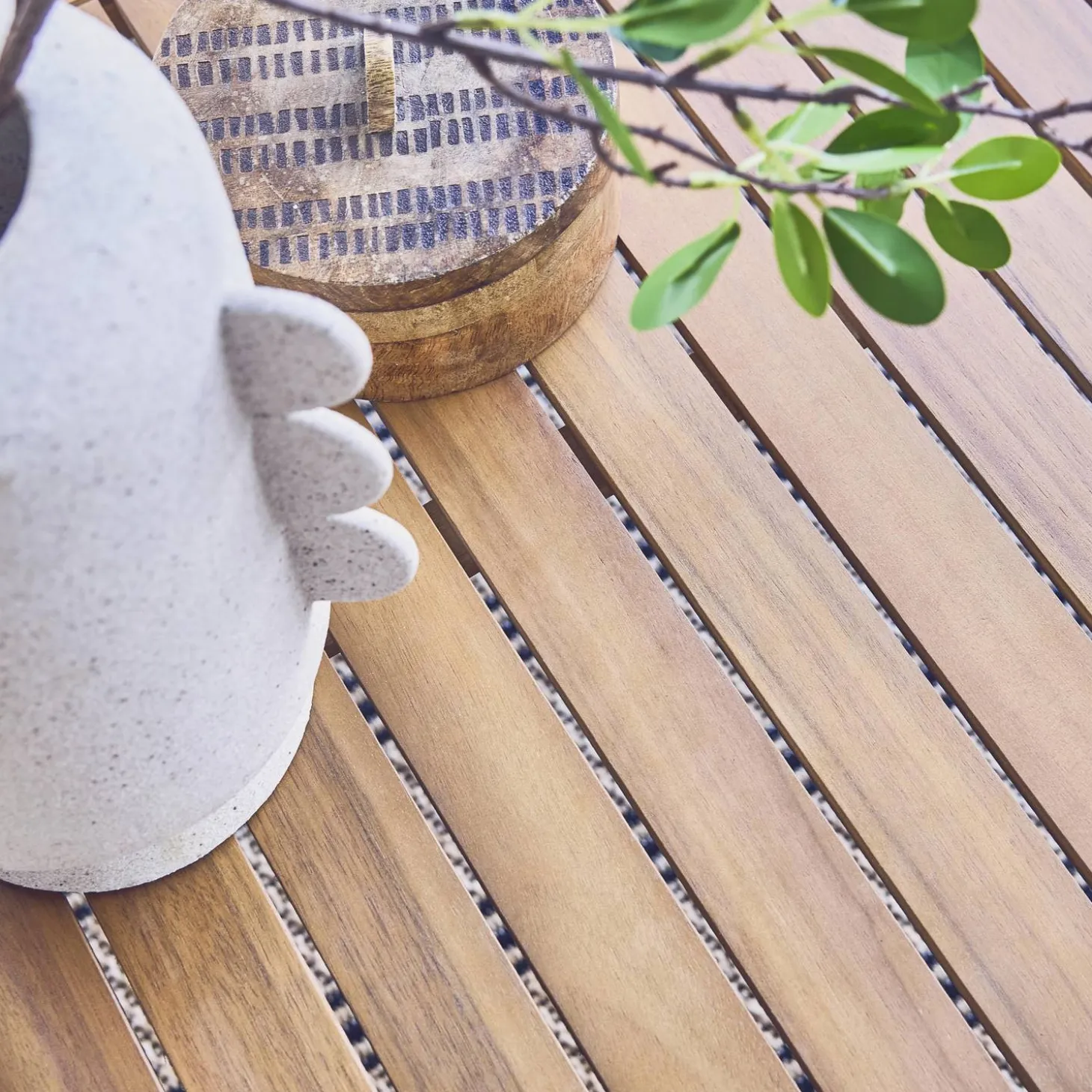Gartenlounge-Set für 5 Personen aus Akazienholz
