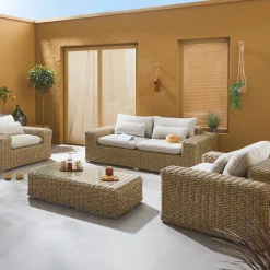 Gartenloungeset XXL für 4 Personen - GUBBIO