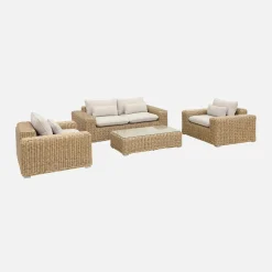 Gartenloungeset XXL für 4 Personen - GUBBIO