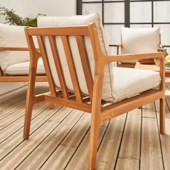 Gartenmöbelset Akazie 4 Personen