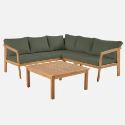 Gartenmöbelset aus Akazie für 5 Personen