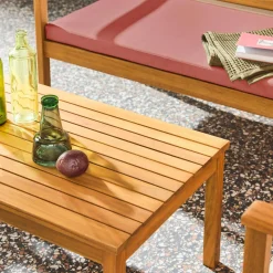 Gartenmöbelset aus Akazienholz für 4 Personen