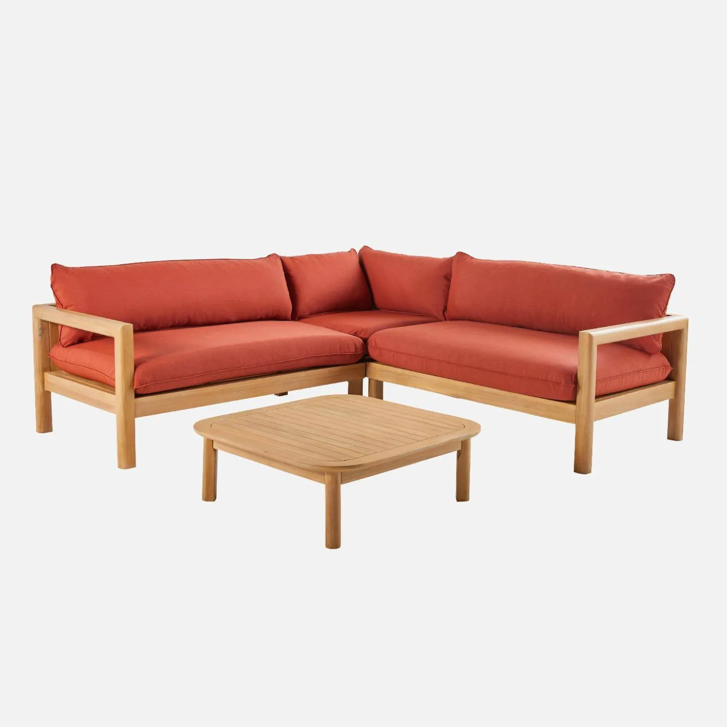Gartenmöbelset aus Akazienholz für 5 Personen