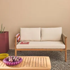 Gartenmöbelset aus Akazienholz für 4 Personen