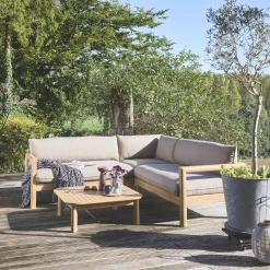 Gartenmöbelset aus Akazienholz für 5 Personen