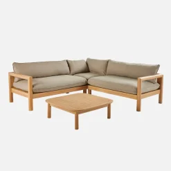 Gartenmöbelset aus Akazienholz für 5 Personen