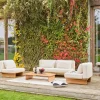 Gartenmöbel-Set aus Akazienholz für 4 Personen