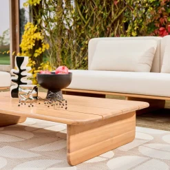 Gartenmöbel-Set aus Akazienholz für 4 Personen
