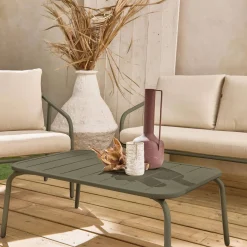 Gartenmöbelset aus Metall, 4 Sitzplätze