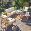 Gartenmöbelset für 7 Personen aus Akazienholz