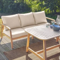 Gartenmöbelset für 7 Personen aus Akazienholz