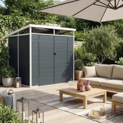 Gartenschuppen aus Kunststoff 4,55 m²