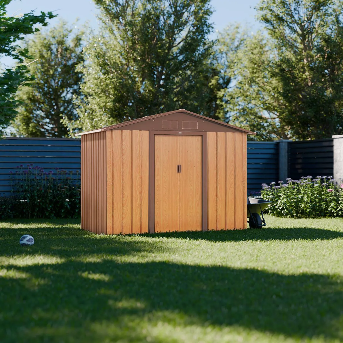 Gartenschuppen 2,71 m² mit Verankerungsset