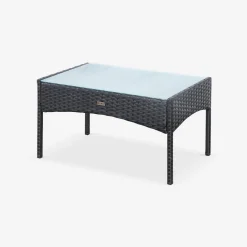 Gartenset aus Polyrattan, 4 Plätze Moltès