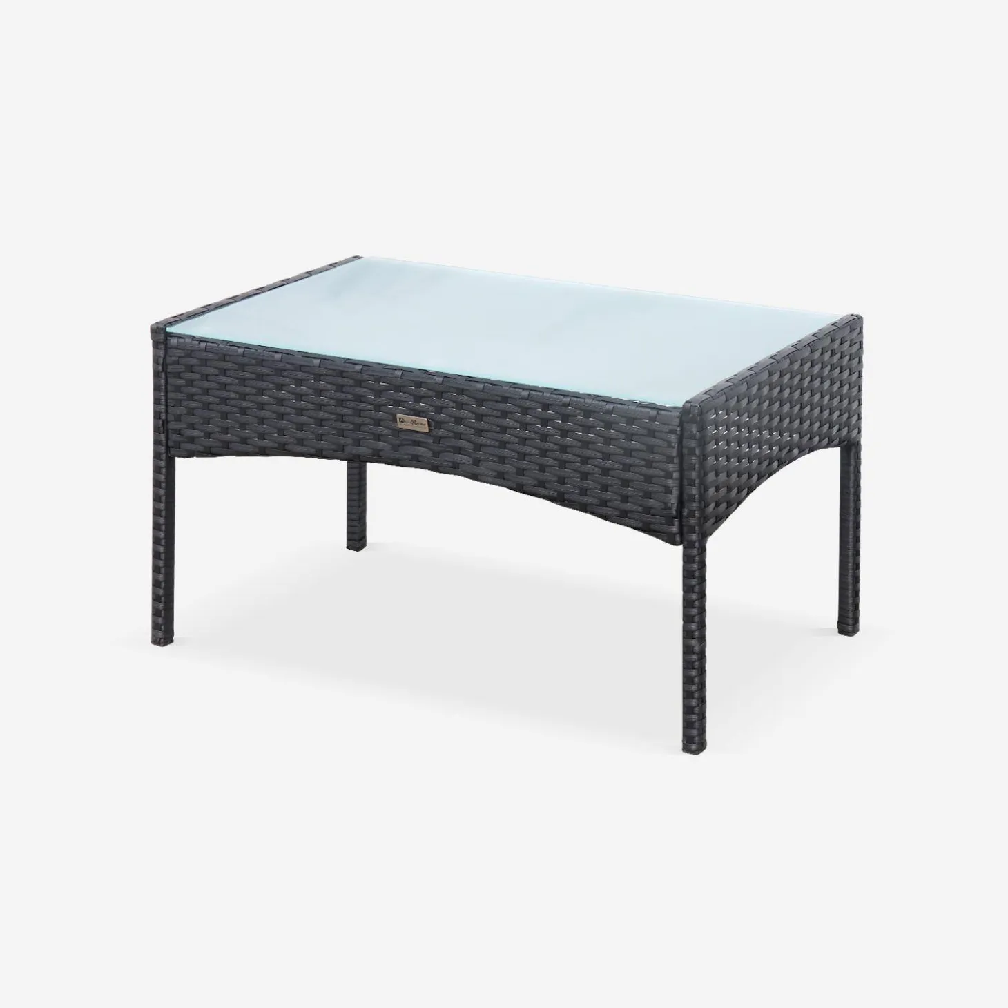 Gartenset aus Polyrattan, 4 Plätze Moltès