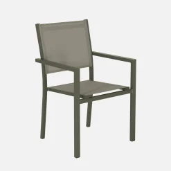Gartentisch Aluminium + 6 Sessel