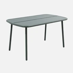 Gartentisch aus Aluminium 140cm für 4-6 Personen