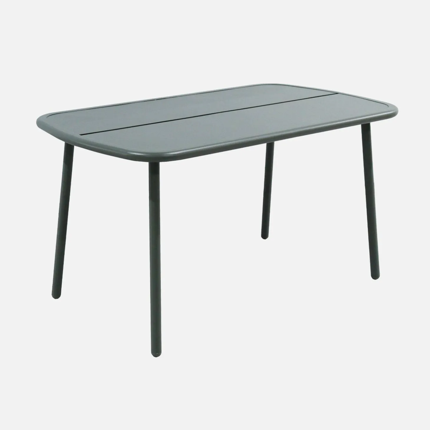 Gartentisch aus Aluminium 140cm für 4-6 Personen