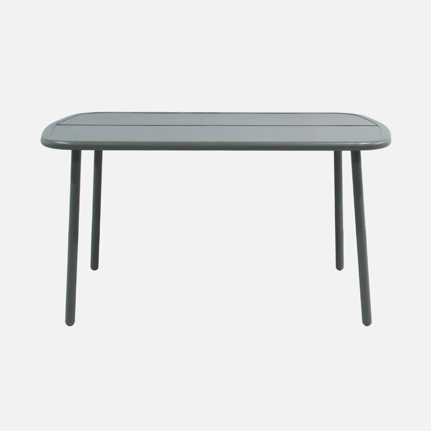Gartentisch aus Aluminium 140cm für 4-6 Personen