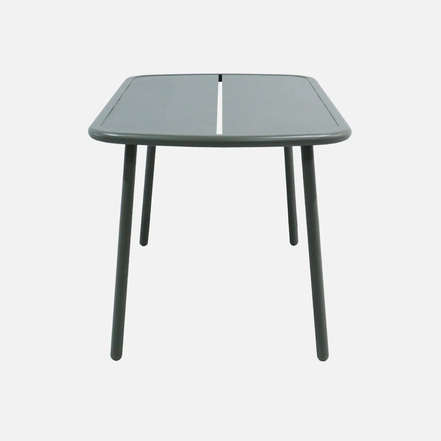 Gartentisch aus Aluminium 140cm für 4-6 Personen