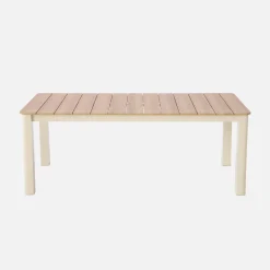 Gartentisch aus Aluminium 210cm für 8 Personen