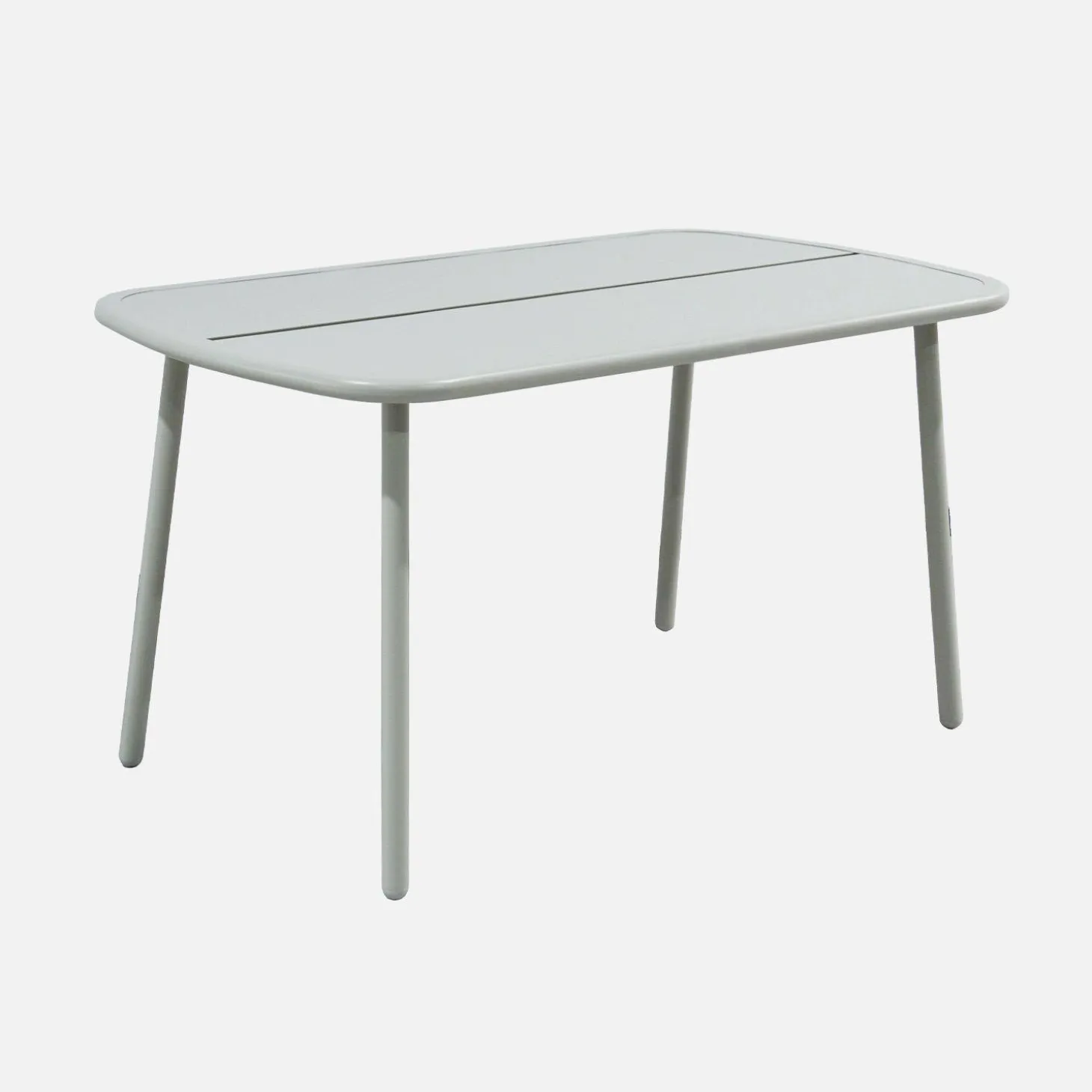 Gartentisch aus Aluminium 140cm für 4-6 Personen