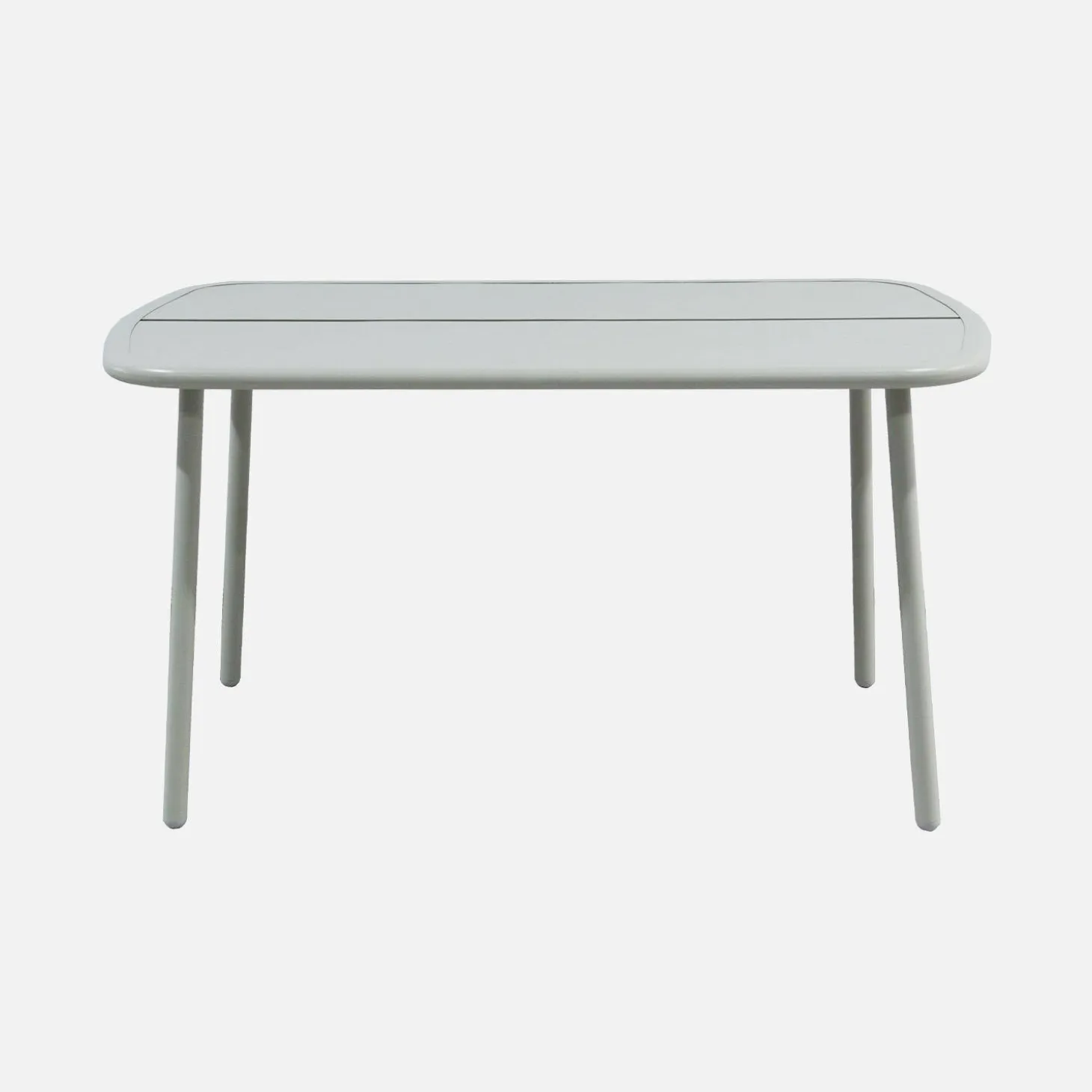 Gartentisch aus Aluminium 140cm für 4-6 Personen