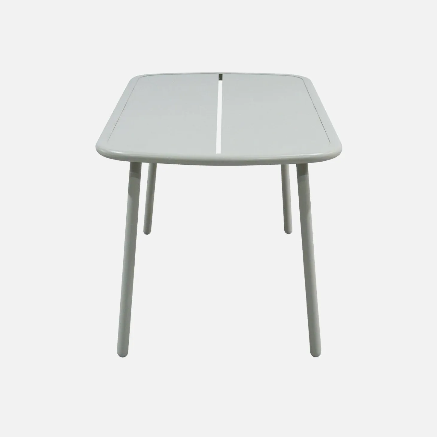 Gartentisch aus Aluminium 140cm für 4-6 Personen
